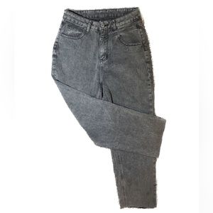 Women’s faded black jeans